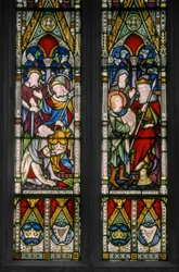 Biblical Scenes of David & Saul (detail)